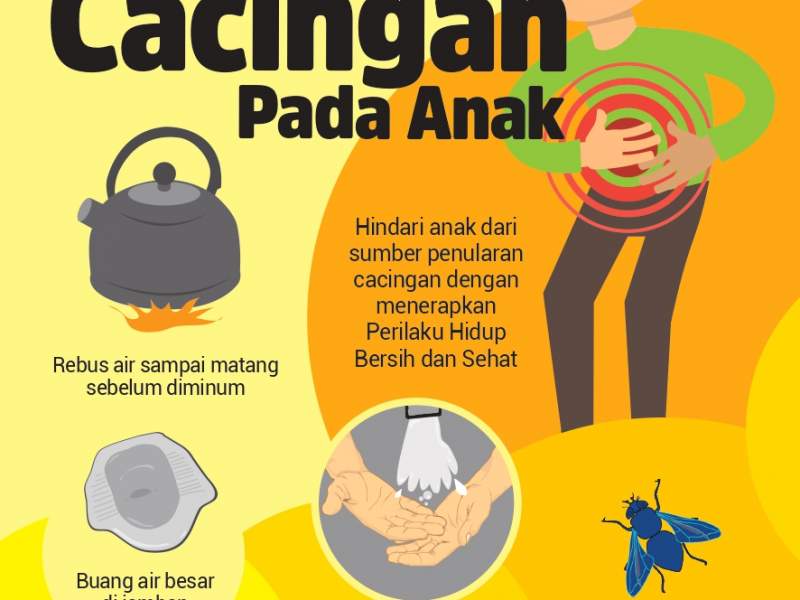 Cegah Cacingan Pada Anak